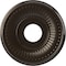 Ekena Millwork Berkshire PVC Medallion (Canopies up to 5 3/4"), 13"OD x 3 1/2"ID x 3/4"P, Metallic Rustic Mist CMP13BEERU - alternate 1